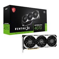 GPU RTX 4070 12GB OC MSI VENTUS X3 BLACK